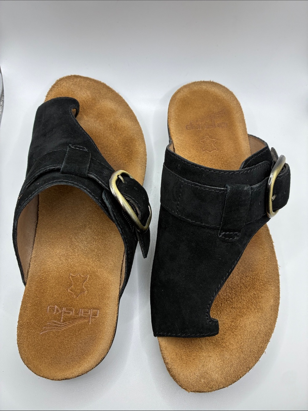 Dansko Women’s Black Suede Rylee Sandals
